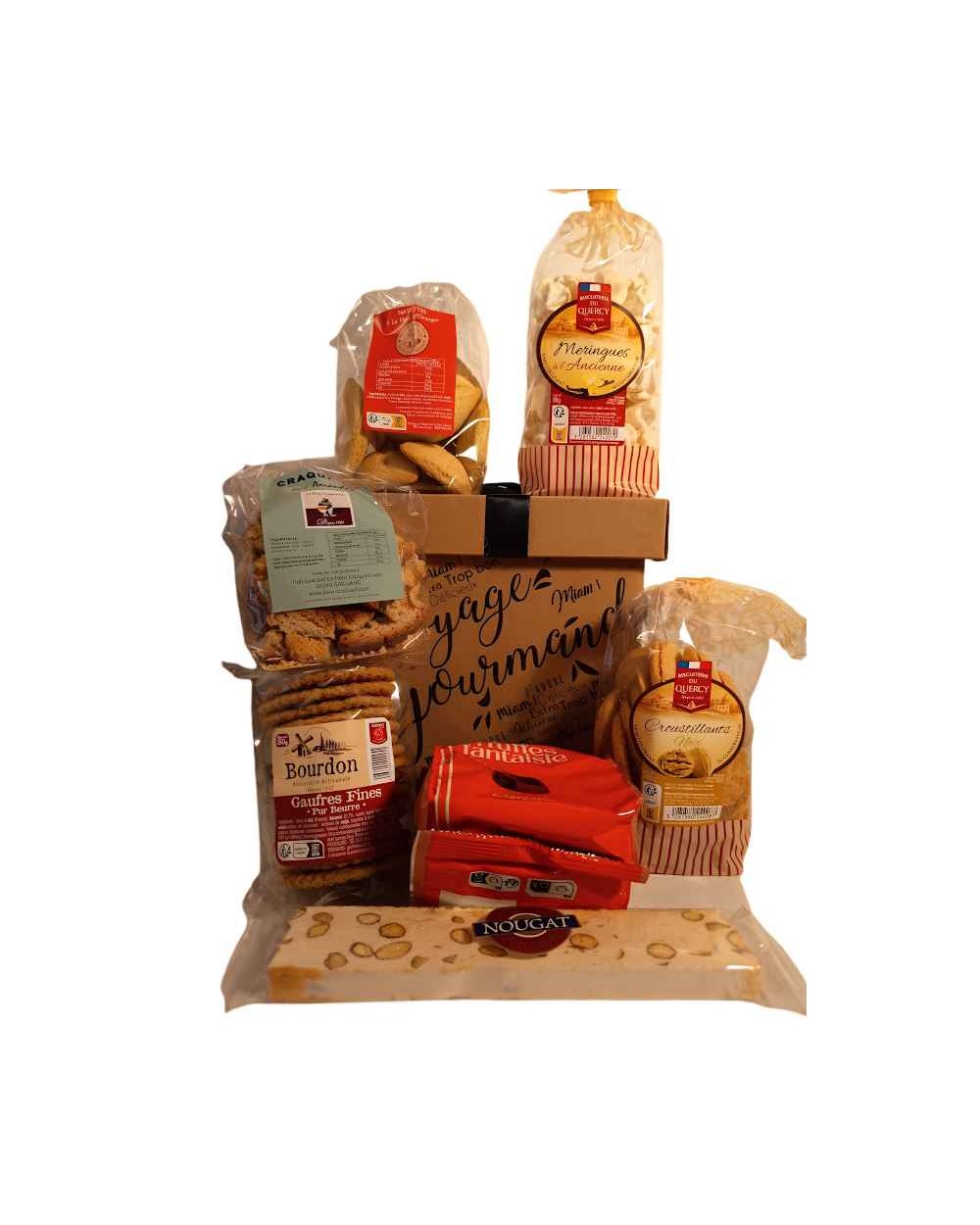 Coffret Cadeau Voyage Gourmand sucré