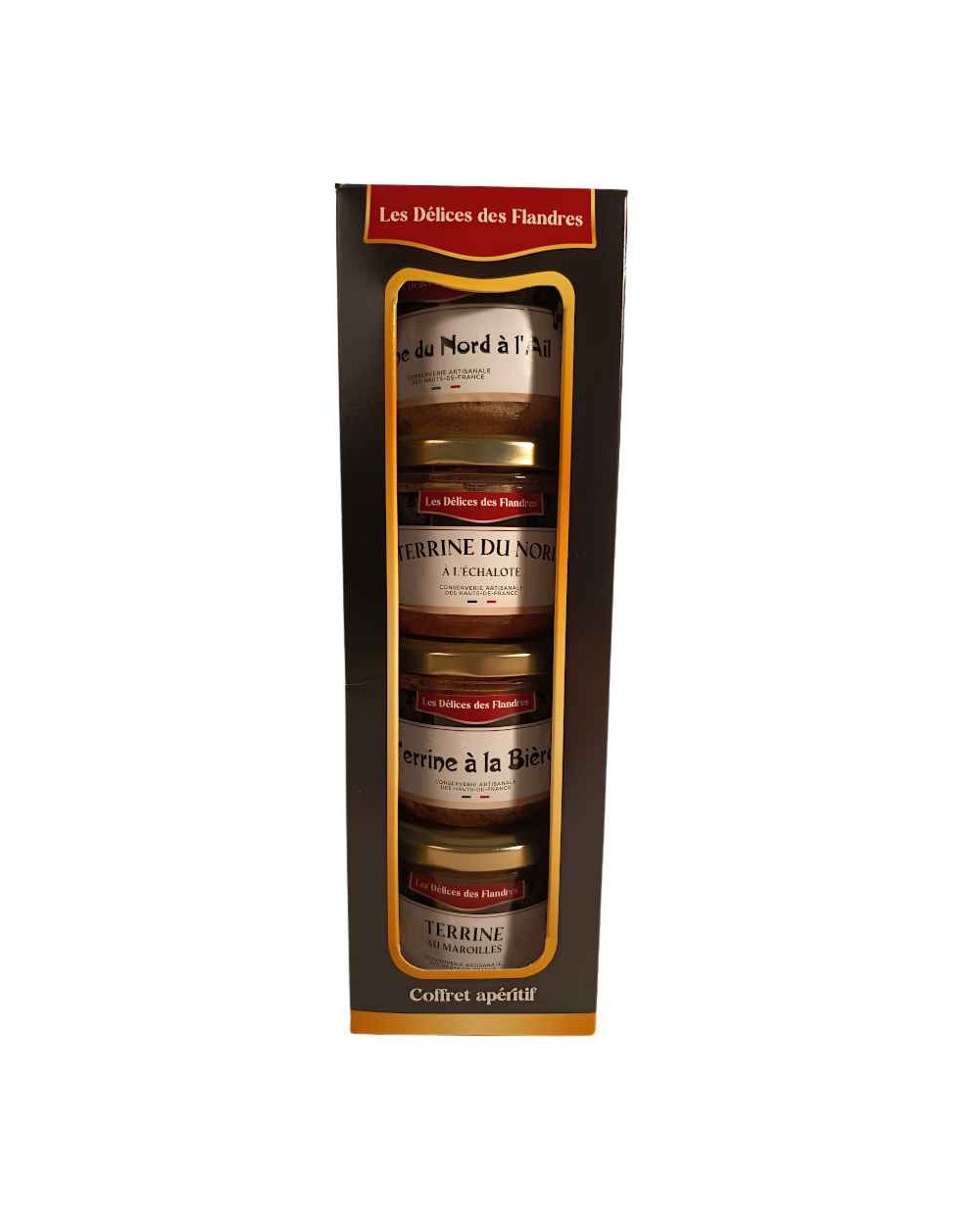 Lot de 4 terrines Chti