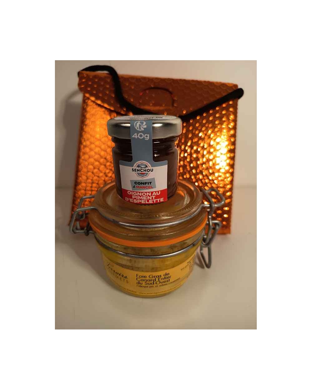 Pochette isotherme et son foie gras