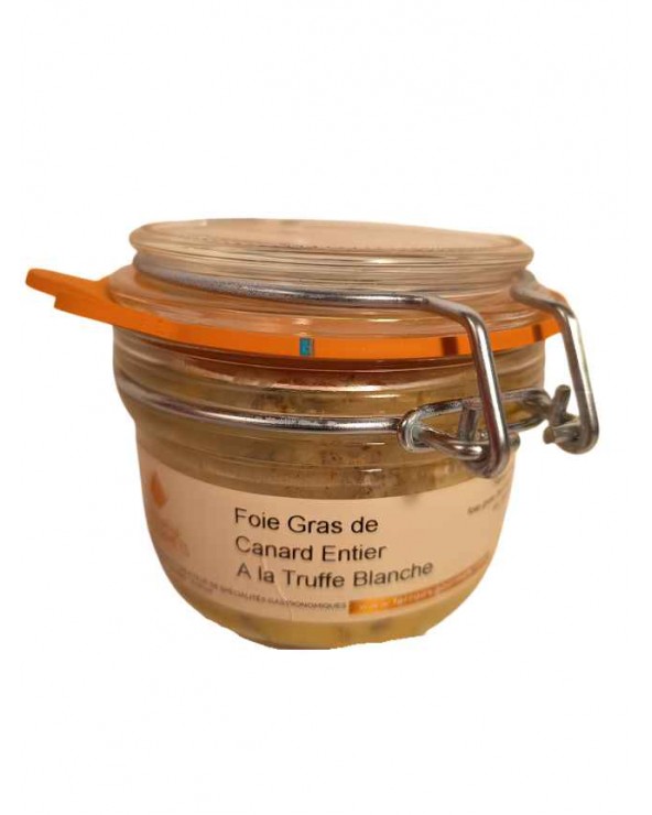 Foie gras de canard entier à la truffe blanche 120g