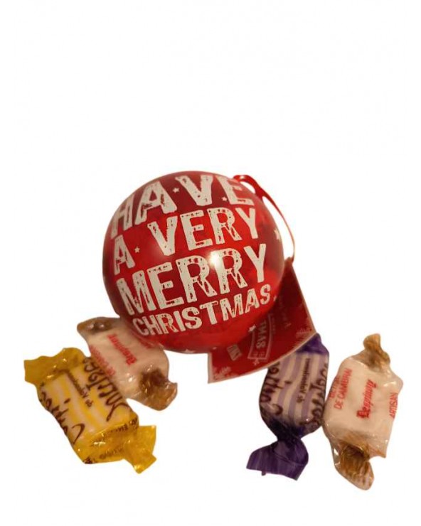 Boule de Noël garnie à la CHTI