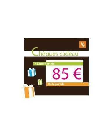 Chèque cadeau 85 euros