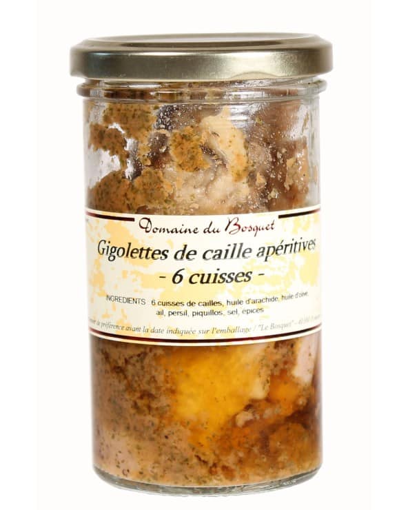 Gigolettes de caille apéritives 180g