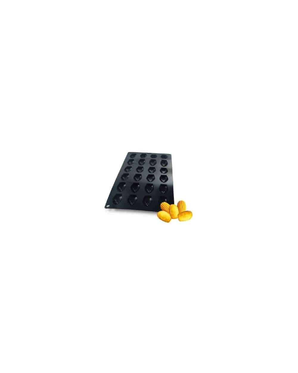 Moule en silicone pour réaliser 24 mini-madeleines