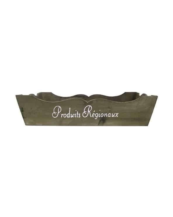 Panier produits régionaux en bois