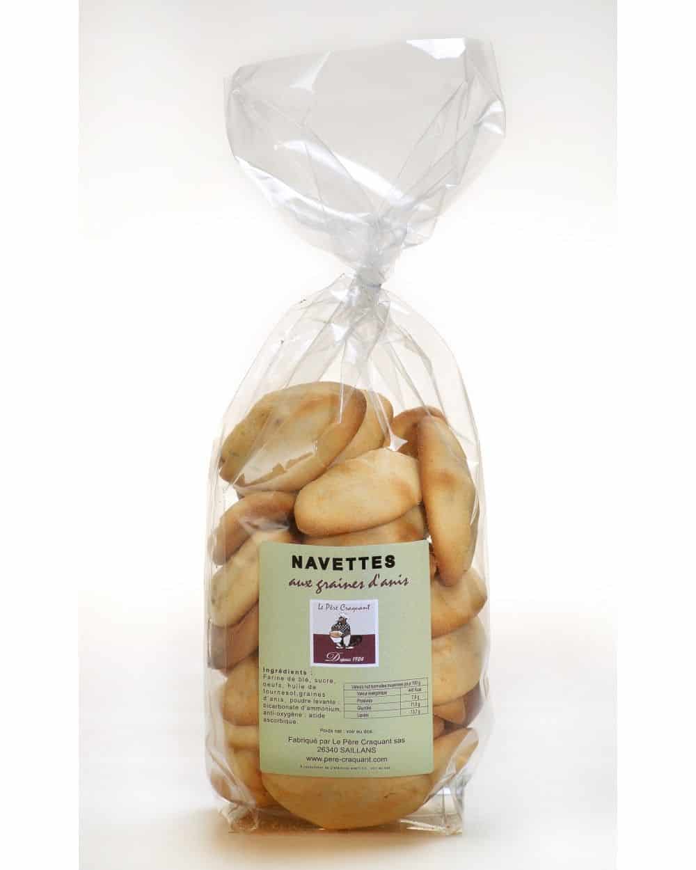 Navettes aux graines d'anis 100g