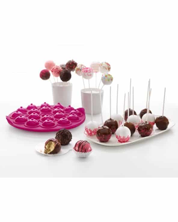 PROMO Moule en silicone 18 Cake pops vert anis Lékué