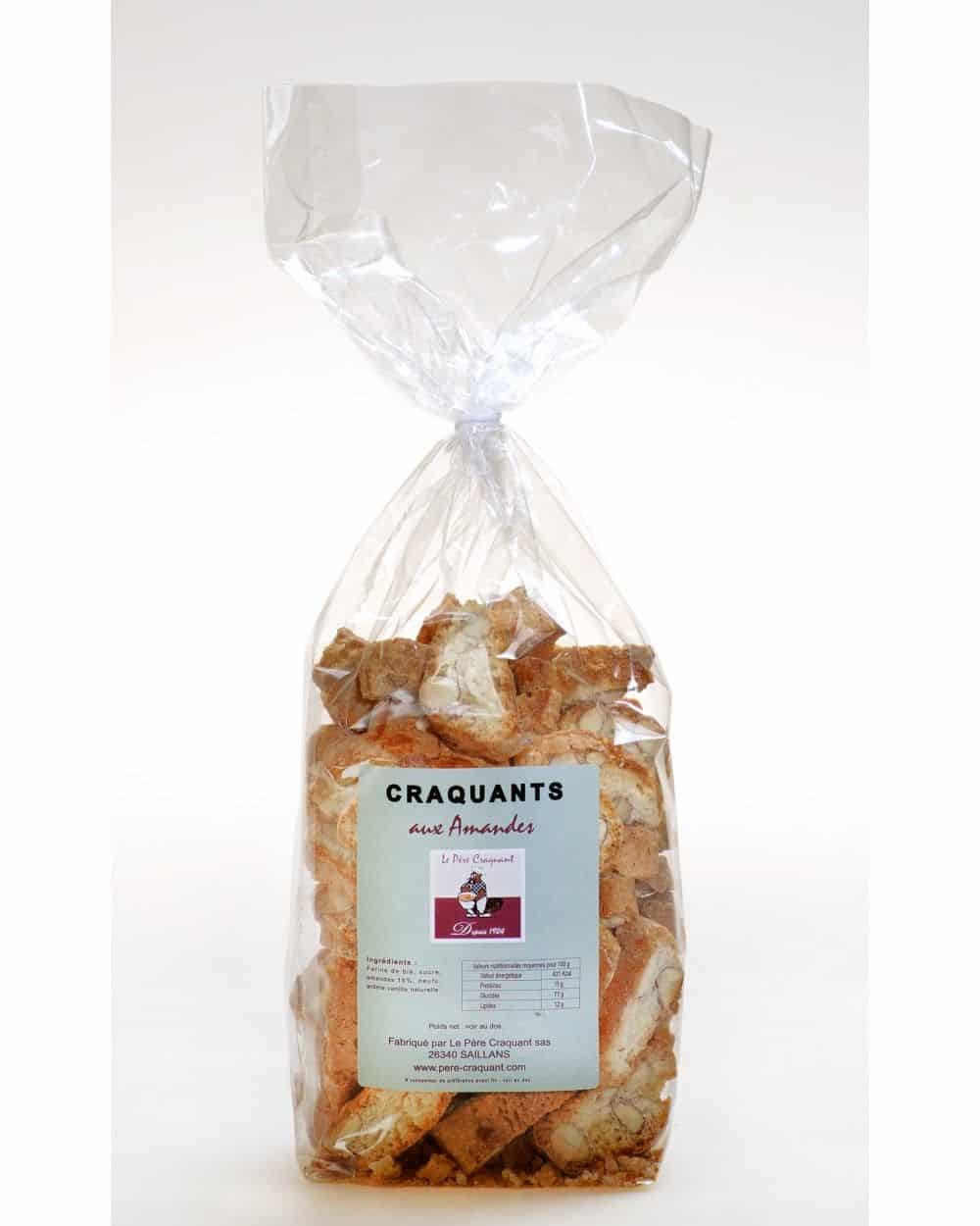 Craquants aux amandes 100g
