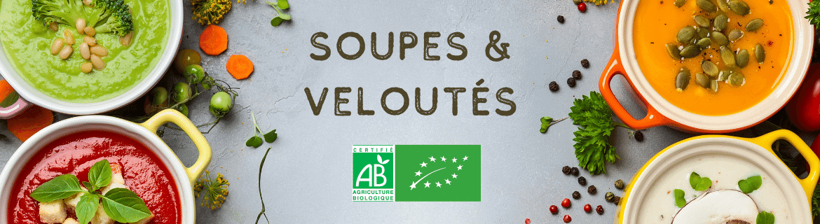 Soupes et veloutés bio - Produits épicerie fine bio