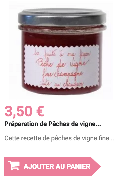 pêche de vigne