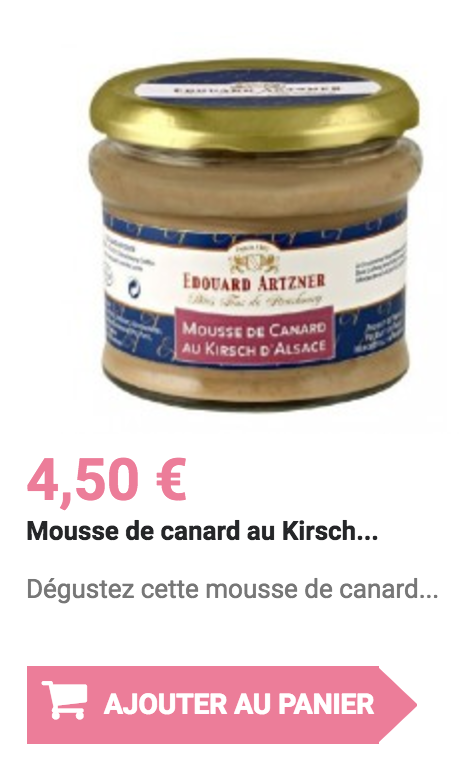 mousse de canard